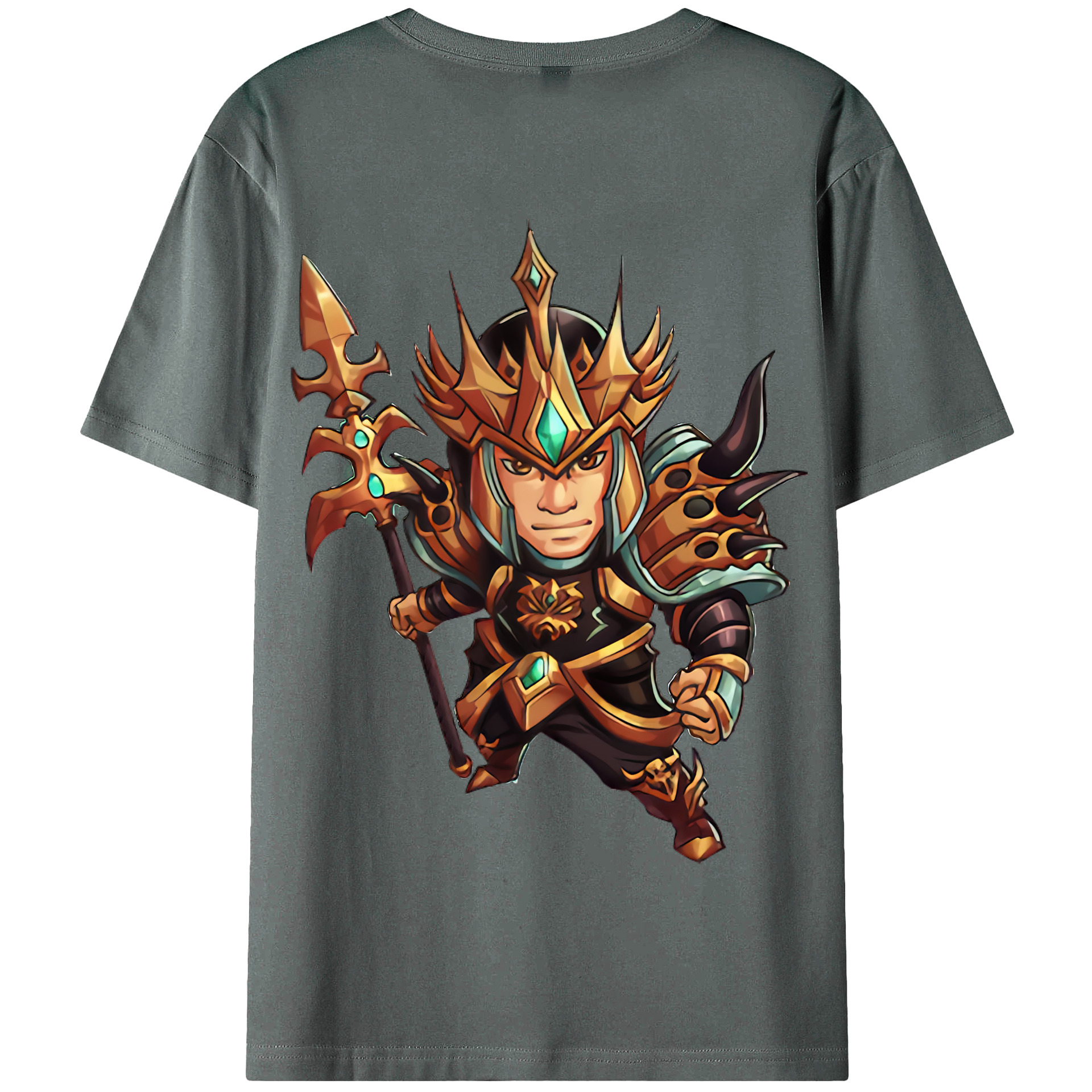 リーグ・オブ・レジェンド League of Legends LOL 綿100％半袖Tシャツ（背面プリント）
